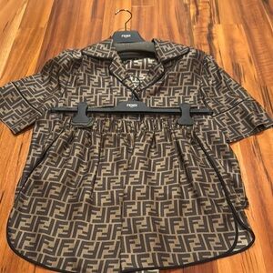 Fendi Brown Monogram Pajama Set